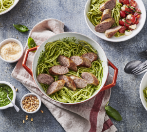 Arugula Pesto & Caprese Salad Recipe