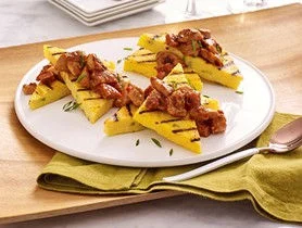 Chicken and Sausage Diablo on a white plate