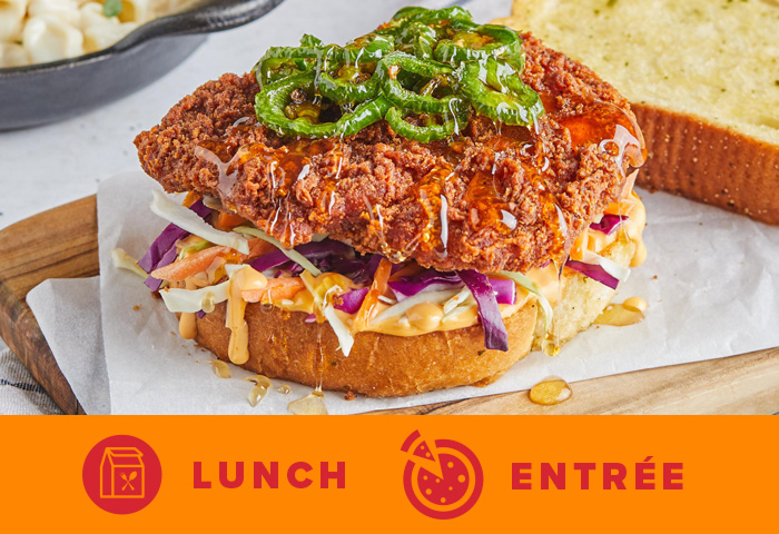 Honey jalapeno chicken sandwich