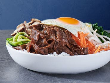 Bibimbap Korean Inspired breakfast bowl