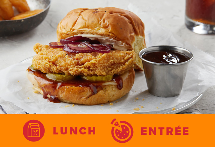 BBQ chicken sandwich