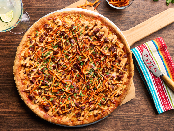 Chorizo Con Papas Pizza