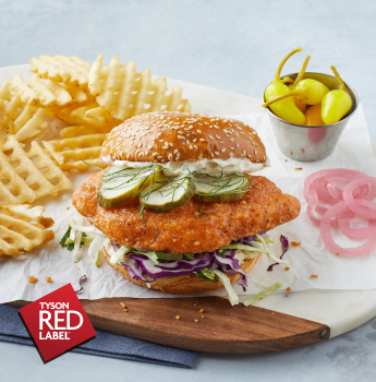 Tyson Red Label® Uncooked Hot & Spicy Select Cut Chicken Breast Filets 