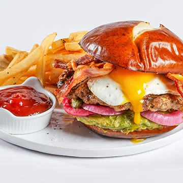 Le Neuvo Normal'd Burger & fries
