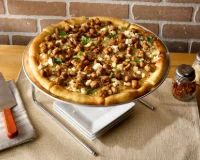 Spicy Sausage and Hot Honey Feta Pizza Recipe