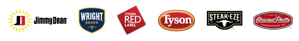 Tyson Foods various brands logo train