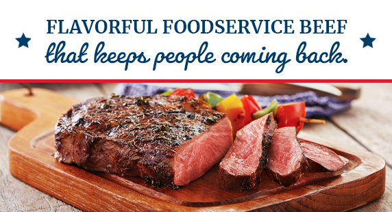 Flavorful Foodservice Beef that keeps people coming back 
