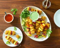 Tropical Honey Chicken Skewers Recipe