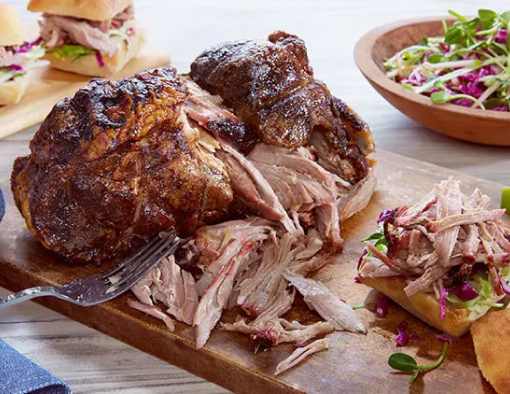 Applewood smoked pork shoulder