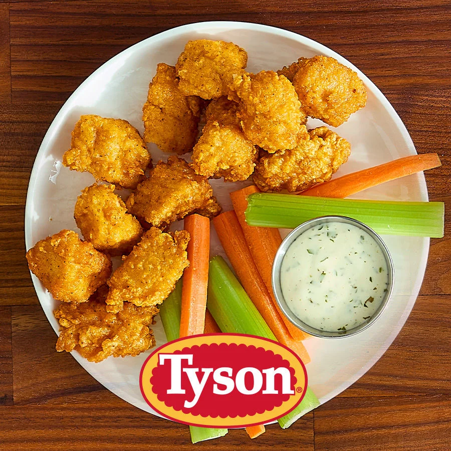 Tyson® Honey Stung® Fully Cooked Lightly Breaded Hot Honey Chicken Breast Chunks