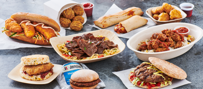 Full display of meals