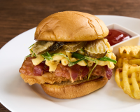 Chicken Bacon Mac Sandwich Recipe