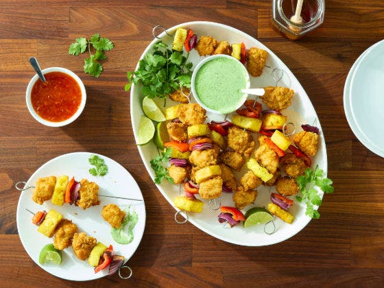 Tropical Honey Skewers