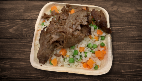 Black Pepper-Garlic Beef Rice Bowl Recipe