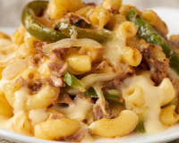 Philly Cheesesteak Mac and Cheese Recipe