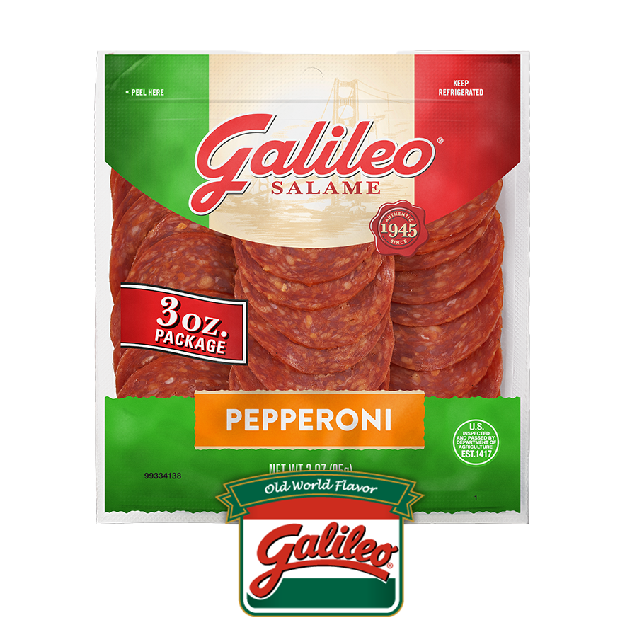 Galileo® Gourmet Snacks - Galileo® Pepperoni, 12/3 oz. 