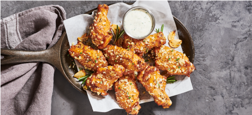 Garlic Parmesan Wings