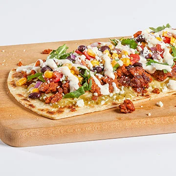 Santa Fe Flatbread plated
