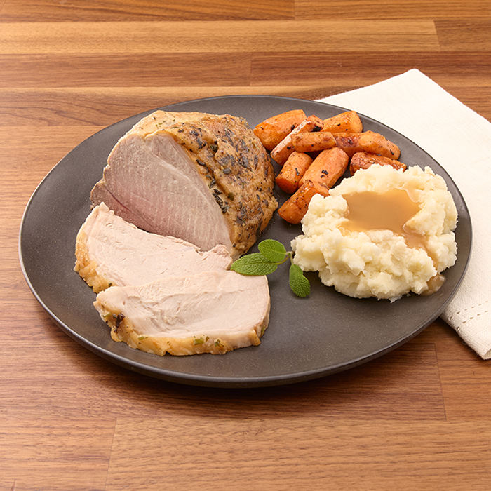 Pork with potatoes and carrots