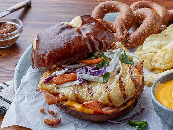 Beer Cheese Grilled Chicken Sandwich