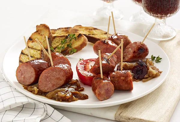Smoked Sausage Trio Plated