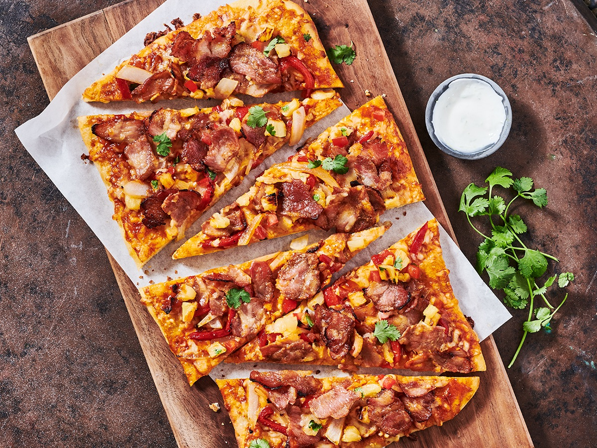 Al Pastor Thin Pizza