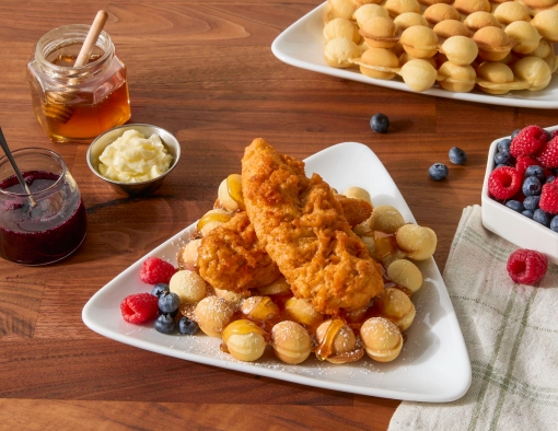 Hot Honey Chicken and Waffles