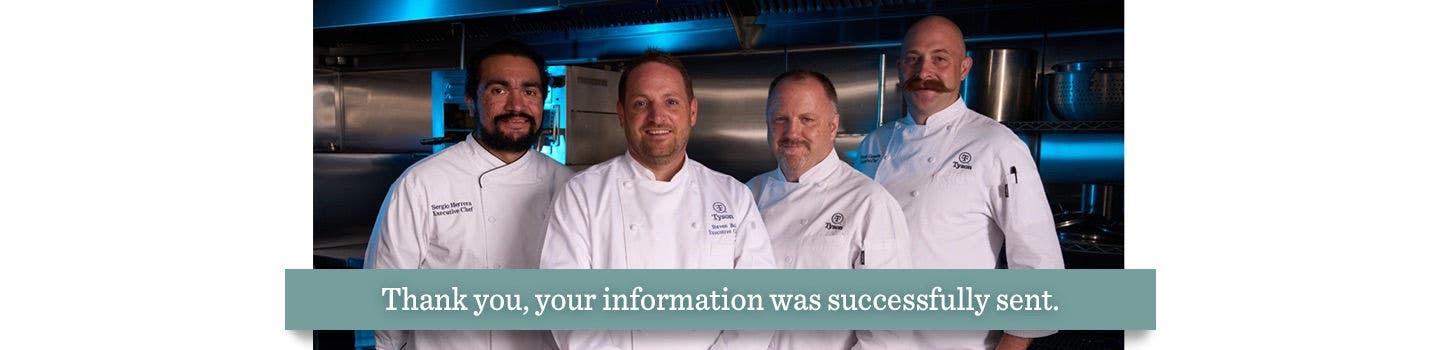 Newsletter Sign Up Culinary Team 