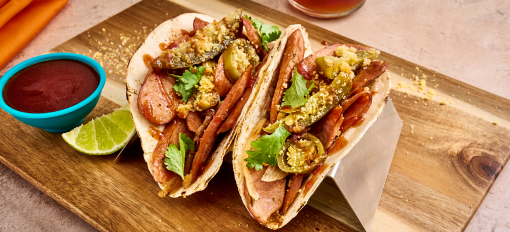 Texas BBQ Smoked Sausage Tacos 