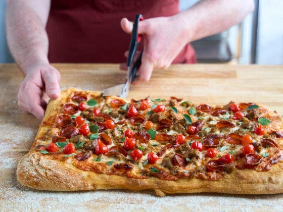 Spicy Vodka Pizza Al Taglio Recipe