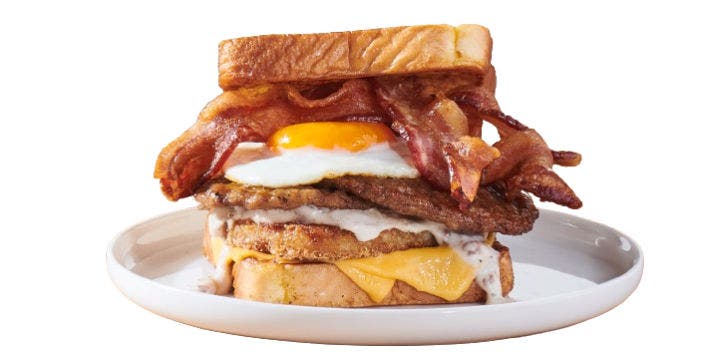 lumberjack Bacon sandwich.