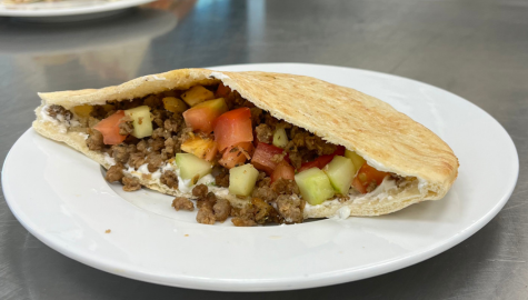 Greek Crumble Beef Pita Pocket Recipe